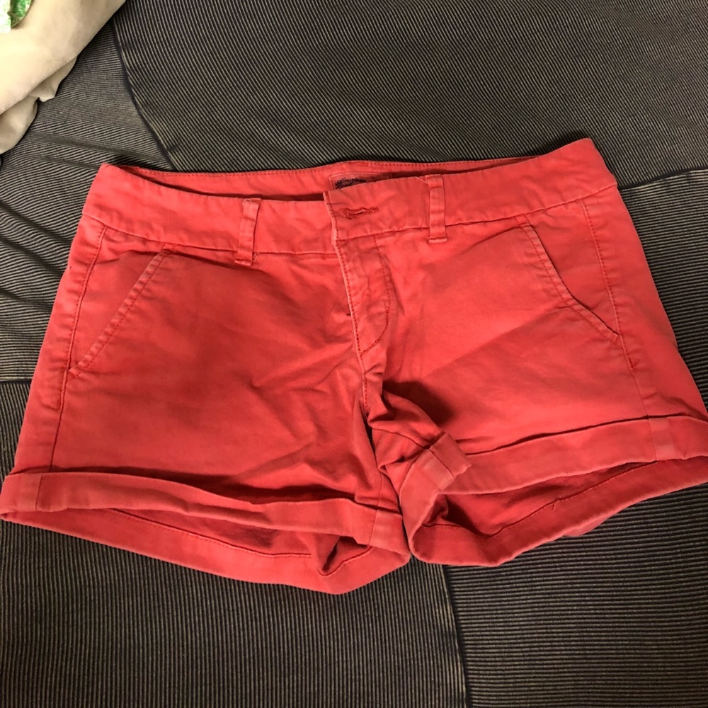 red American Eagle shorts